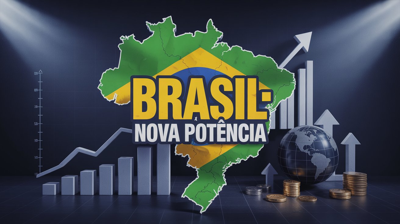 FMI projeta que o Brasil terá crescimento de 2,4% em 2025, superando EUA, Japão e Reino Unido e se consolidando como potência emergente.