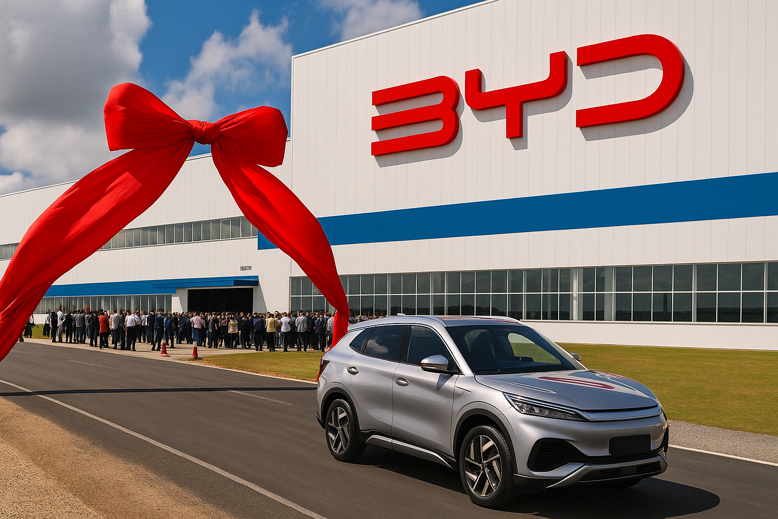 BYD inaugura pela terceira vez a fábrica da Bahia e levanta suspeitas sobre produção nacional