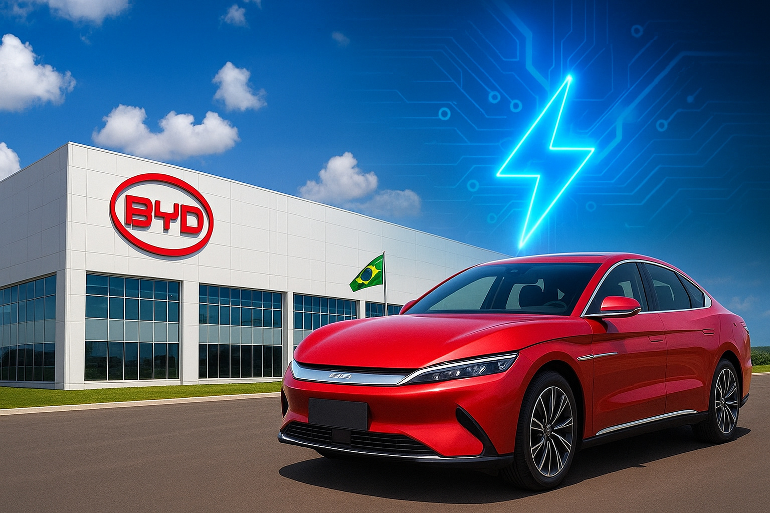 BYD inaugura fábrica na Bahia e impulsiona a indústria de carros elétricos no Brasil