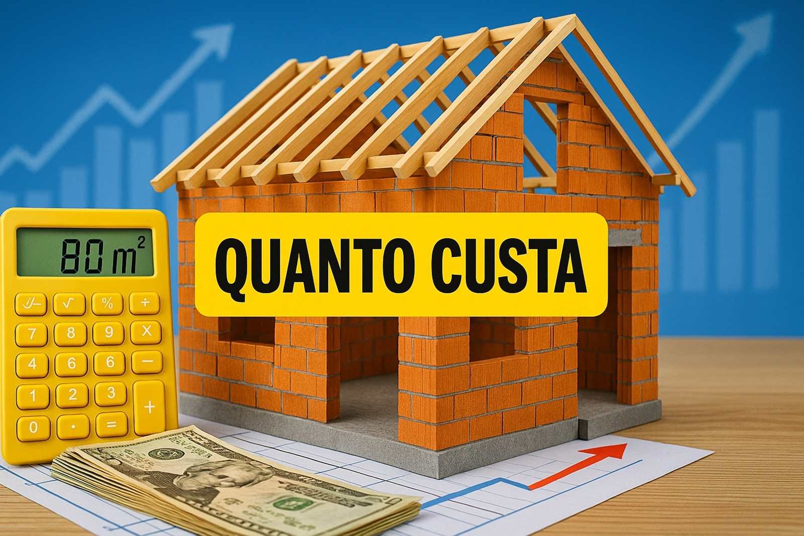 Descubra o custo real para construir uma casa de 80 m² em 2025 e veja dicas práticas para economizar sem perder qualidade