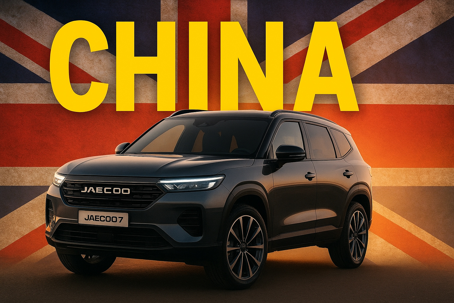 Jaecoo 7 chinês conquista top 5 e desafia liderança no mercado automotivo do Reino Unido