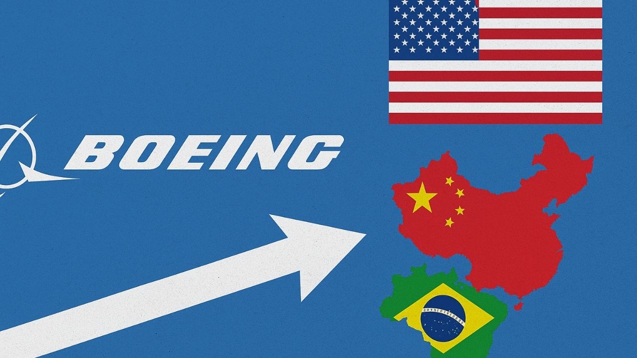 Guerra comercial entre EUA e China pode limitar exportação de Boeing; Brasil aproveita oportunidades em exportações e importações.