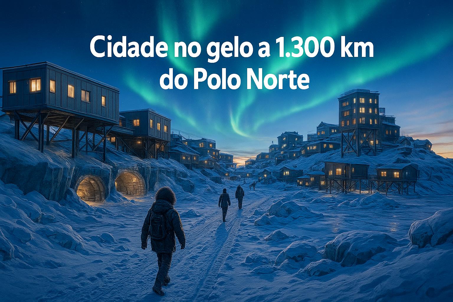 Construída sobre o gelo e localizada a menos de 1.300 km do Polo Norte, esta cidade resiste a temperaturas de –30°C, tem prédios elevados, túneis subterrâneos e abriga mais de 2.000 pessoas que vivem o desafio diário de sobreviver no fim do mundo