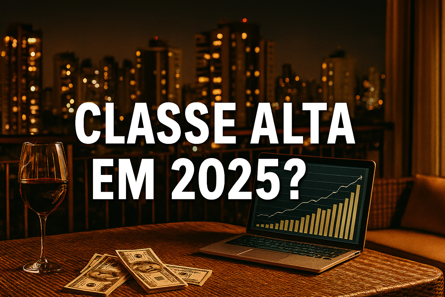 Você é classe alta ou só acha que é? Veja quanto é preciso ganhar em 2025 para estar entre os mais ricos do Brasil