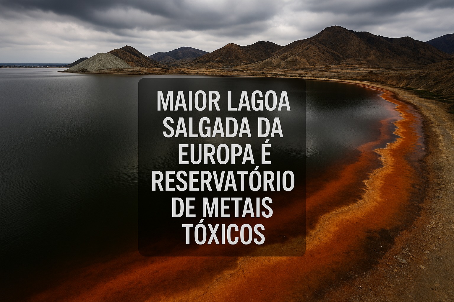 Lagoa Menor, Mineração, Extração de sal, metais tóxicos