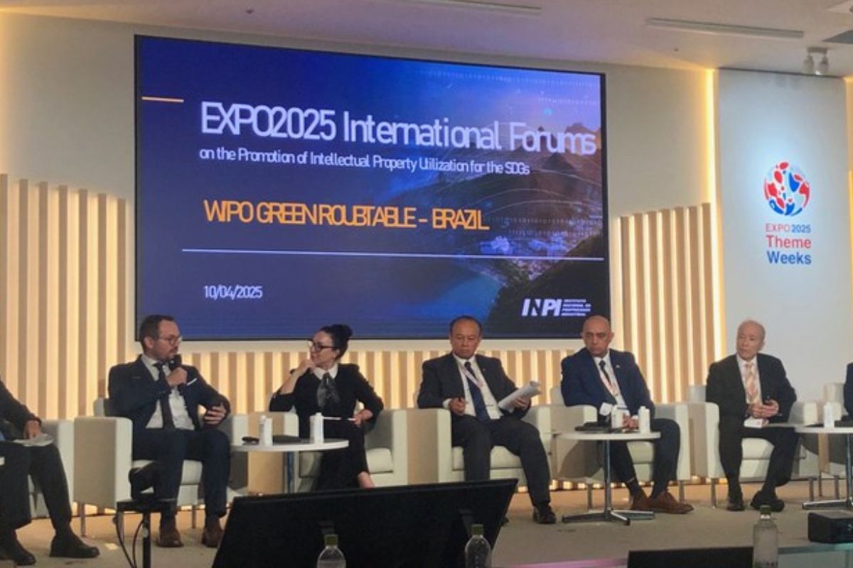 O Instituto Nacional da Propriedade Industrial (INPI) participou do Fórum Internacional sobre a Promoção da Utilização da PI para os Objetivos de Desenvolvimento Sustentável (ODS), realizado durante a Expo Osaka 2025, no Japão