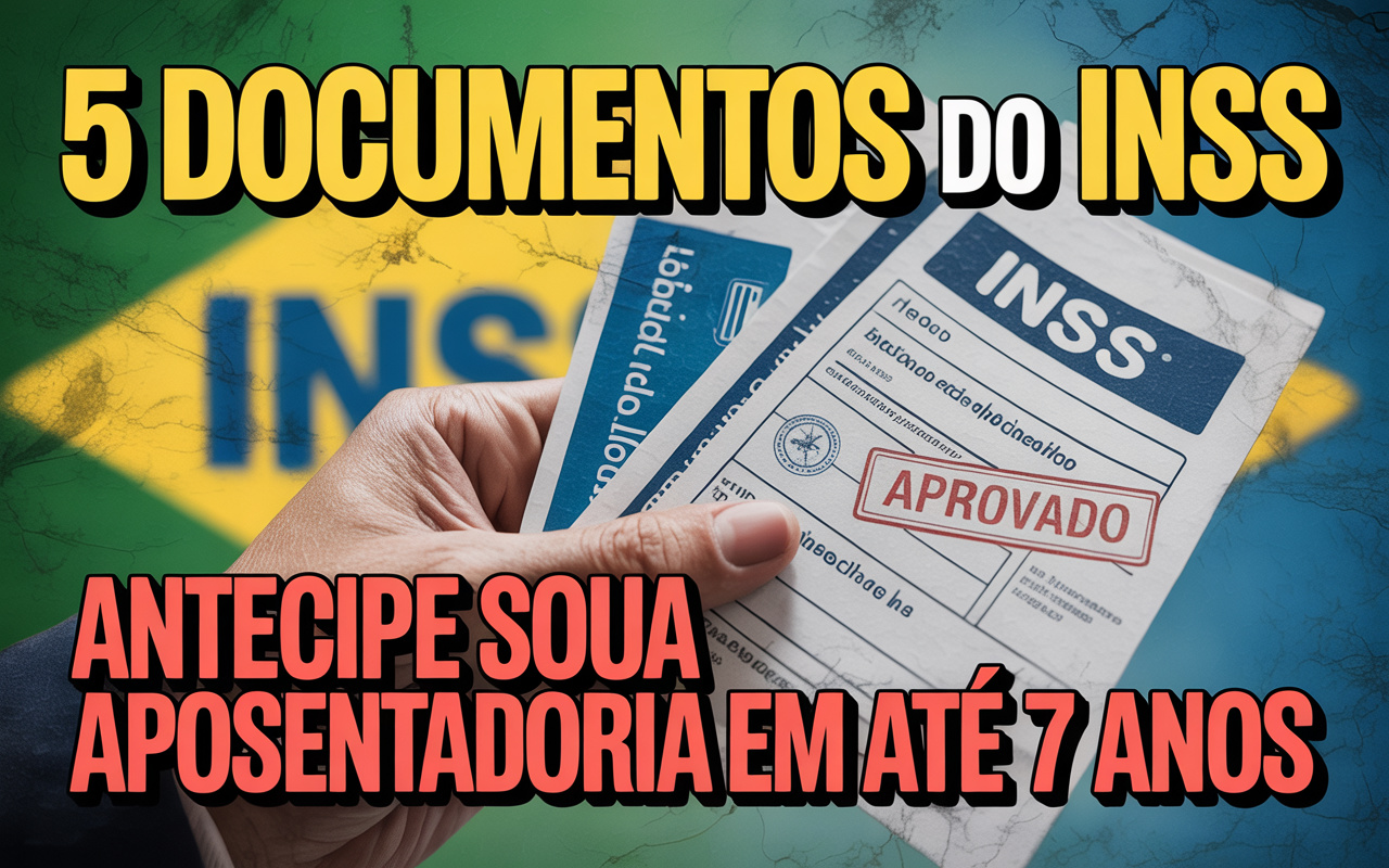 Descubra os 5 documentos que o INSS aceita e que podem mudar sua vida, antecipando a aposentadoria em até 7 anos