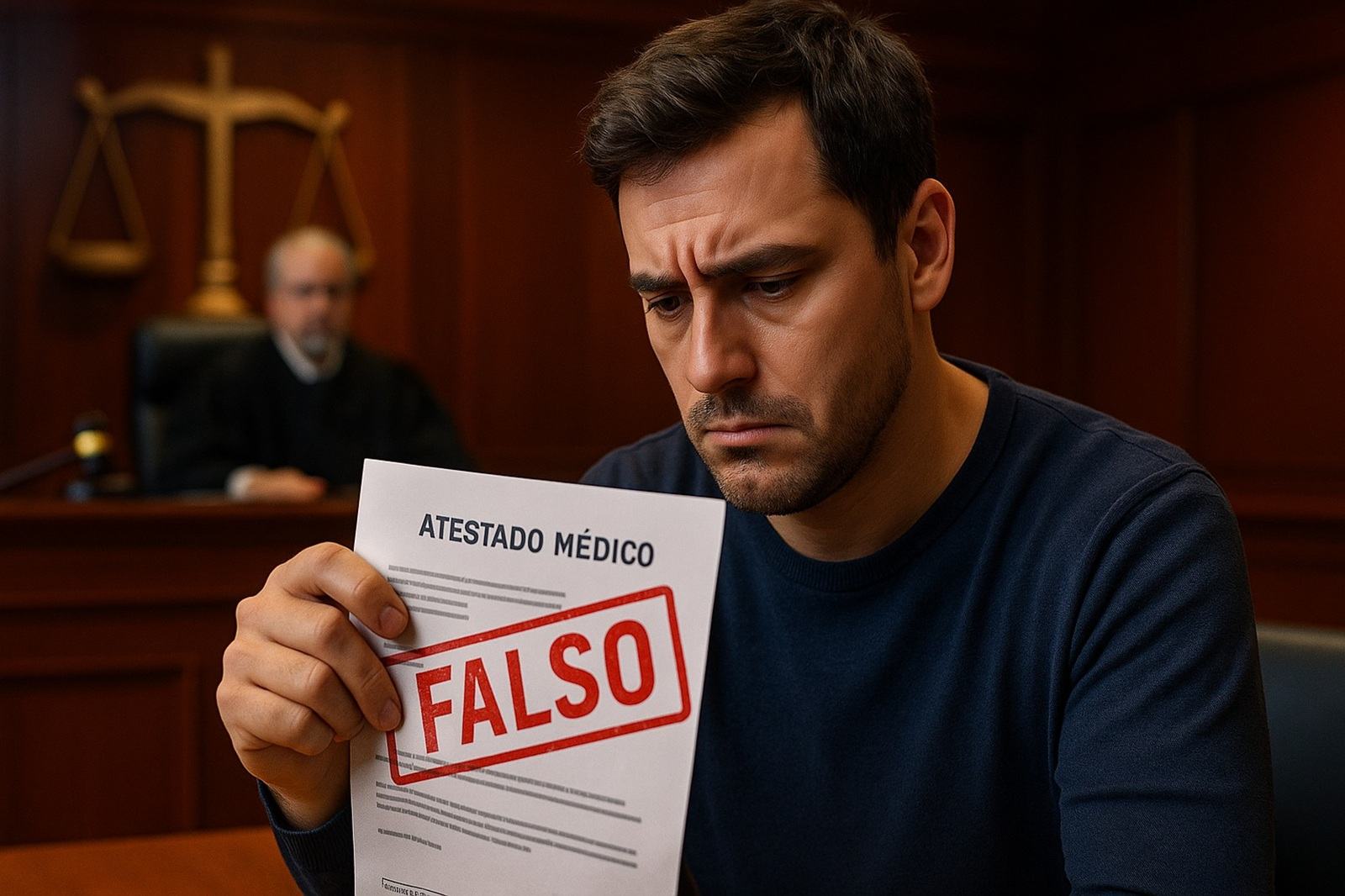 Perícia do TRT confirma falsificação de atestado médico por ex-funcionário, que perde justiça gratuita e é condenado por má-fé