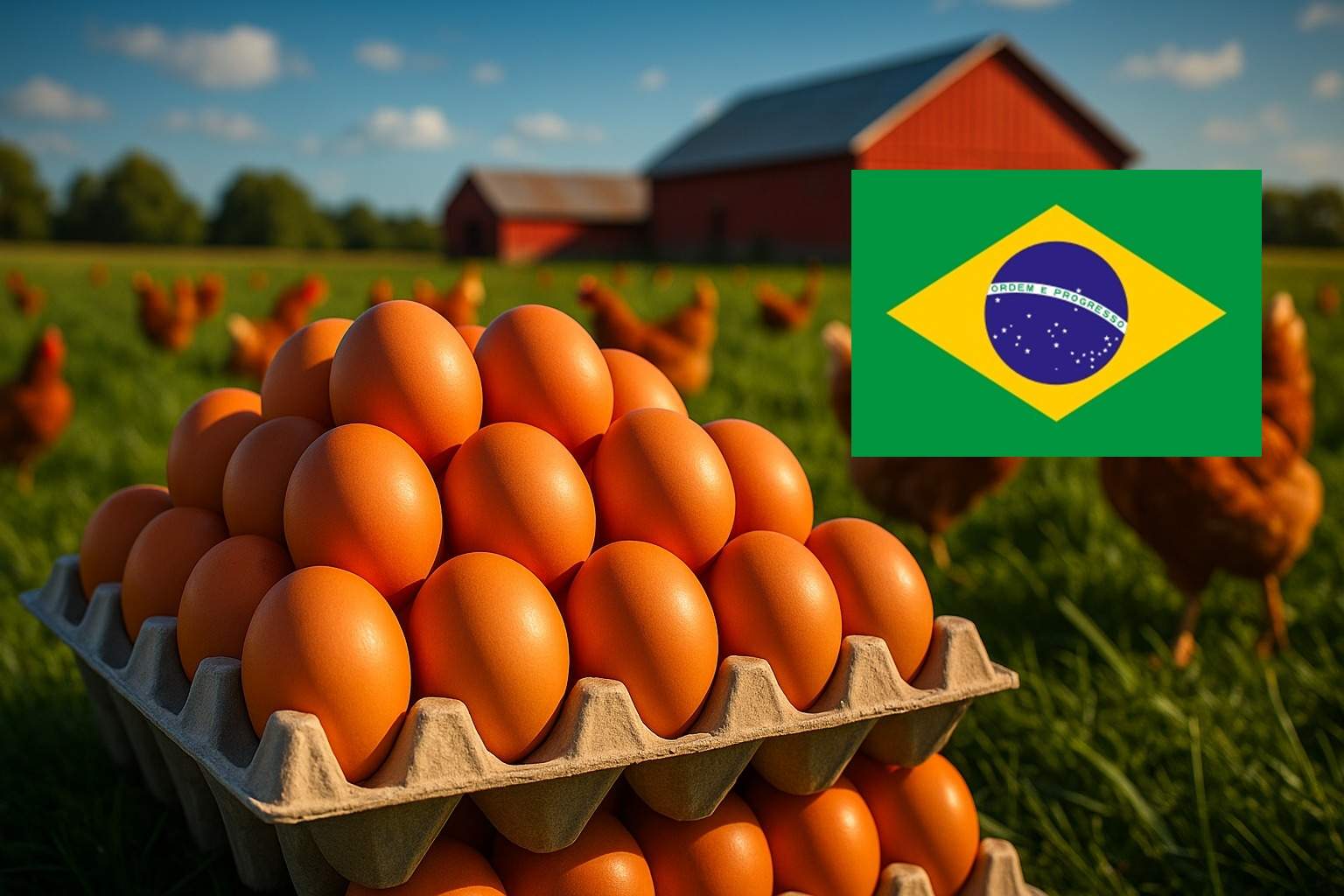 Ranking mostra as cidades que mais produziram ovos no Brasil e ajudaram o país a alcançar 5,4 bilhões de dúzias em 2024