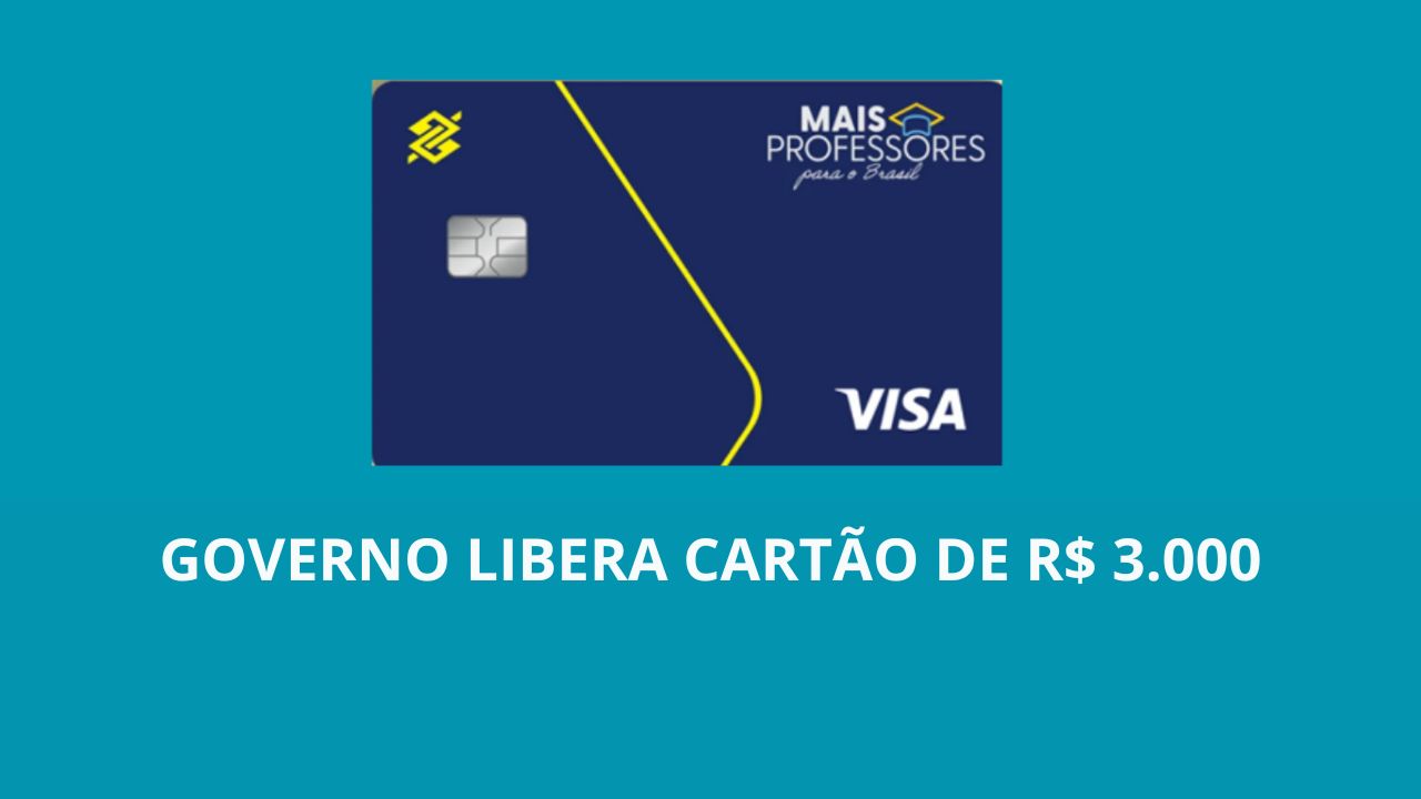 O governo apresenta cartão com crédito de R$ 3 mil para 100 mil professores da rede pública, como forma de incentivo e valorização da carreira docente. Veja quem pode participar, como funciona e por que essa ação está sendo implementada.