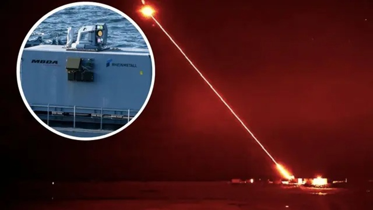 Alemanha testa arma a laser de 20 kW capaz de destruir drones e mísseis; sistema naval deve alcançar 100 kW e entrar em operação até 2029