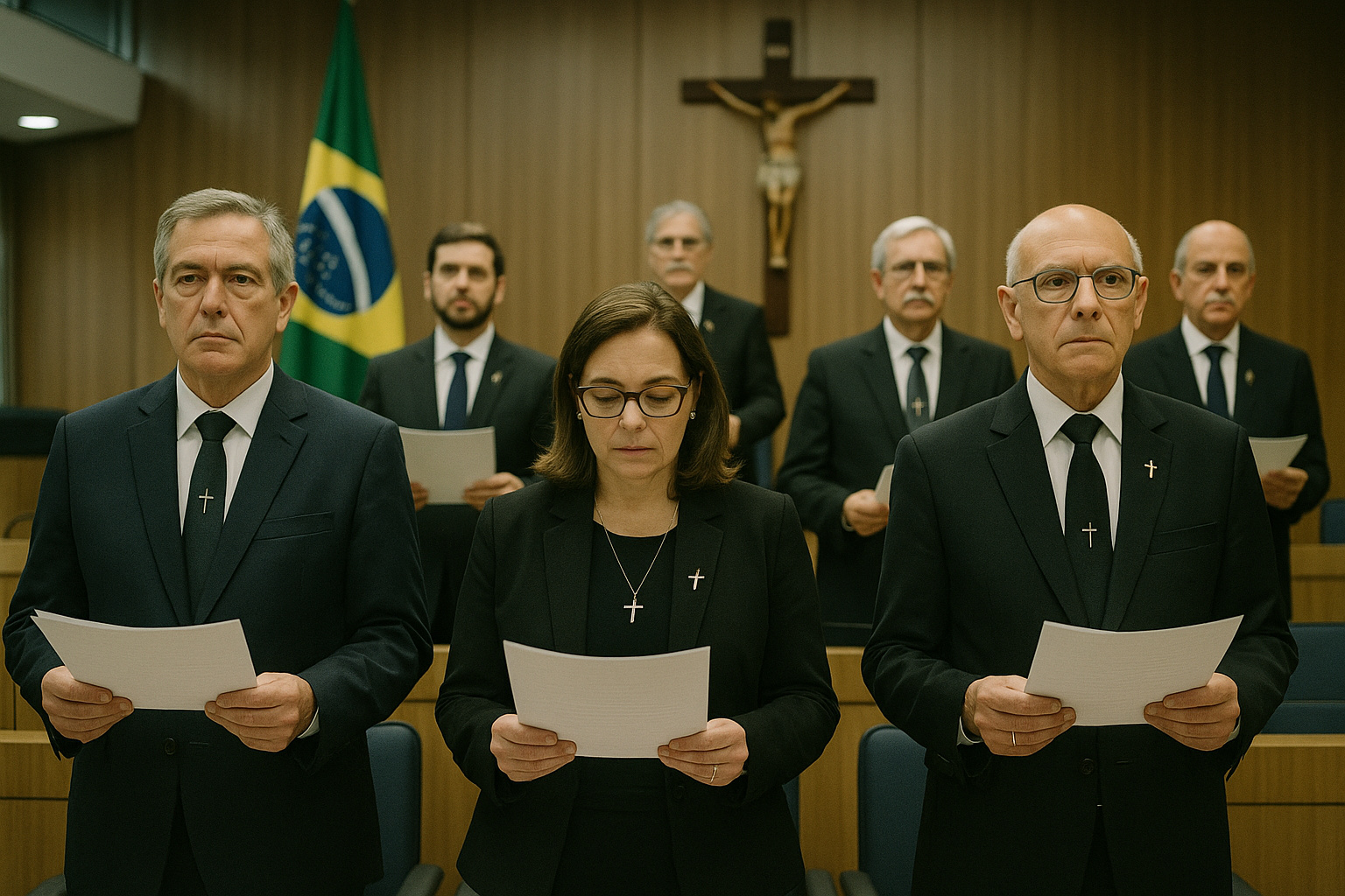 Juristas católicos da Ubrajuc reunidos para debater o novo Código Civil e defender diálogo sobre mudanças no casamento, divórcio e modelo de família.