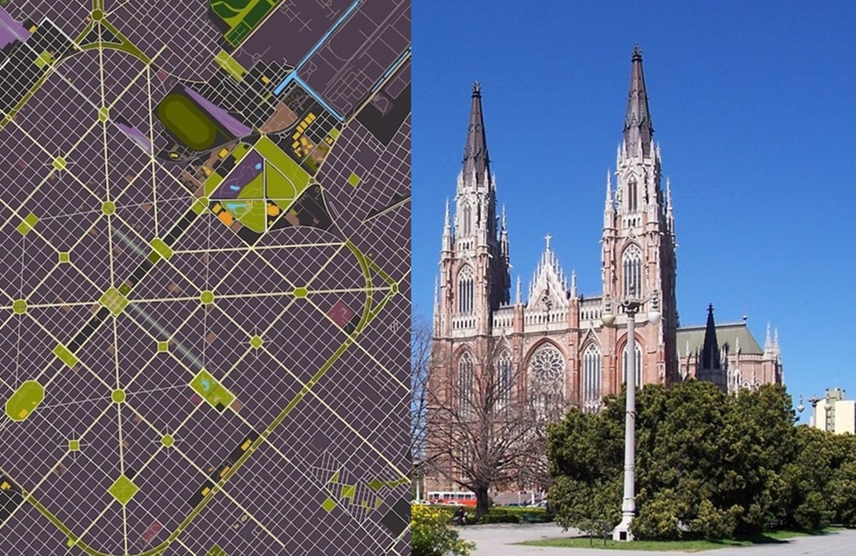 Construída do zero em 1882, encanta com ruas simétricas, praças a cada seis quarteirões e uma catedral neogótica que domina seu centro urbano.