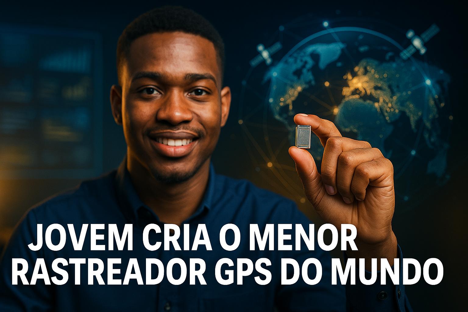 Com menos de 3 centímetros e precisão milimétrica via satélite, este jovem nigeriano criou o menor rastreador GPS do mundo