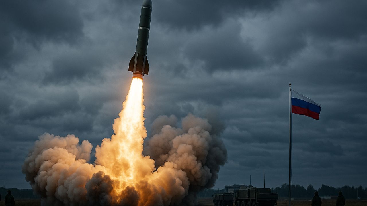 Rússia testa míssil nuclear Burevestnik, descrito por Putin como “arma invencível” capaz de escapar de qualquer sistema de defesa.