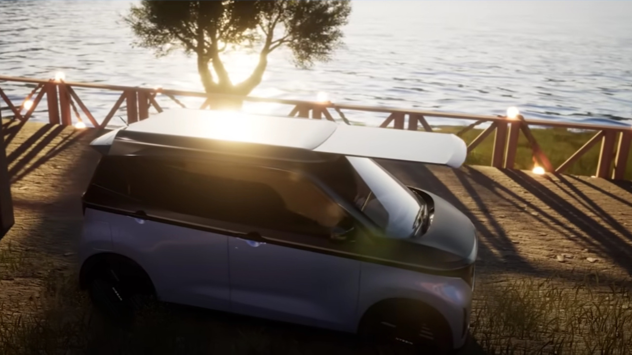 A Nissan surpreende ao revelar um carro elétrico com sistema de geração de energia solar, capaz de eliminar a necessidade de recarga na rede elétrica. O modelo, baseado no Sakura, será apresentado no Japan Mobility Show e pode transformar o futuro da mobilidade sustentável. Fonte: Nissan