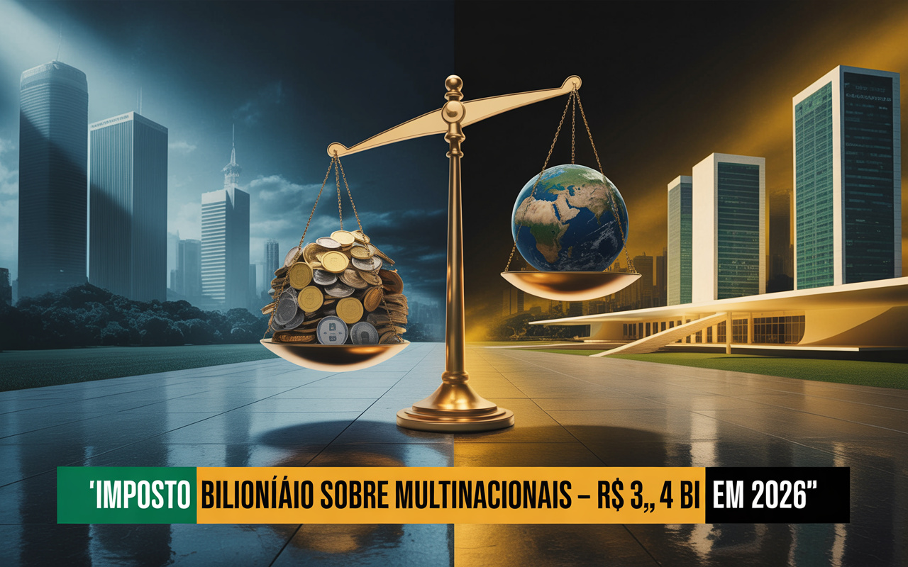 Governo anuncia novo imposto bilionário sobre multinacionais em 2026: expectativa é arrecadar R$ 3,4 bilhões, mas decisão pode abrir nova frente de tensão com os EUA