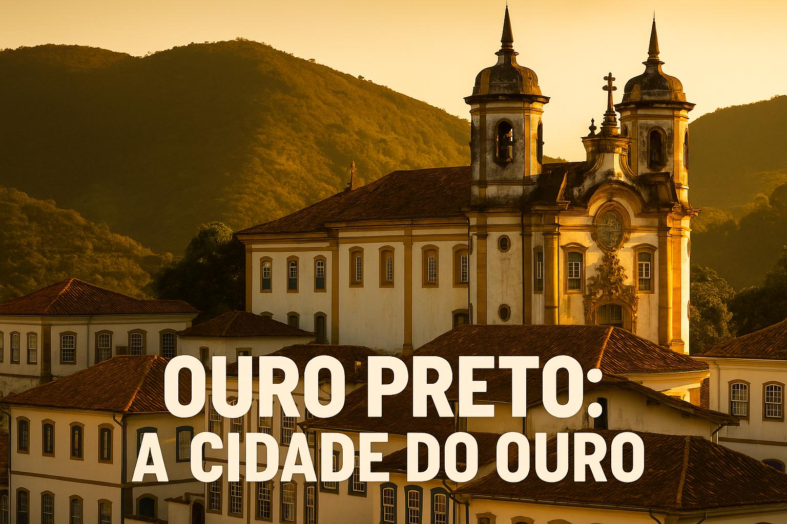 A única antiga capital brasileira fundada no auge do ciclo do ouro recebeu o nome de "Ouro Preto" por causa do metal escurecido pelas impurezas, tem igrejas cobertas de ouro, ruas de pedra e obras de Aleijadinho e Mestre Ataíde que encantam o mundo