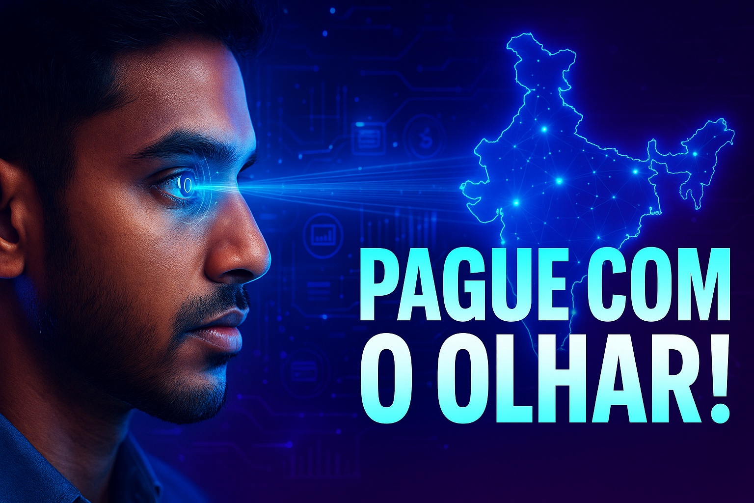 O fim das senhas: Índia lança tecnologia que permite pagar apenas com o olhar e coloca o país na dianteira da revolução dos pagamentos digitais