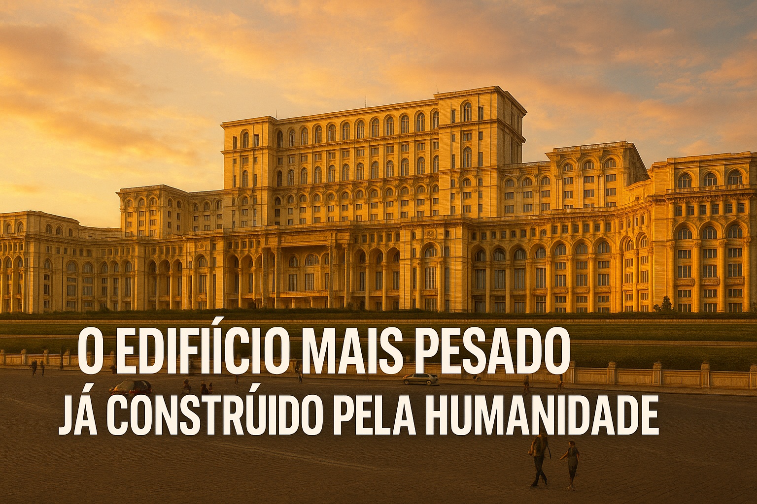 Parlamento da Romênia é o segundo maior edifício administrativo do mundo e o mais pesado já construído pela humanidade