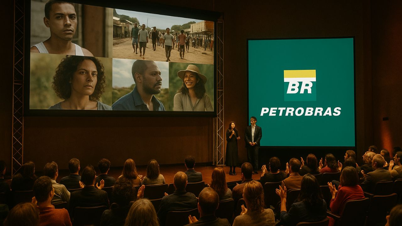 Petrobras anuncia investimento de R$ 100 milhões para impulsionar o cinema brasileiro e ampliar o acesso ao audiovisual no país.