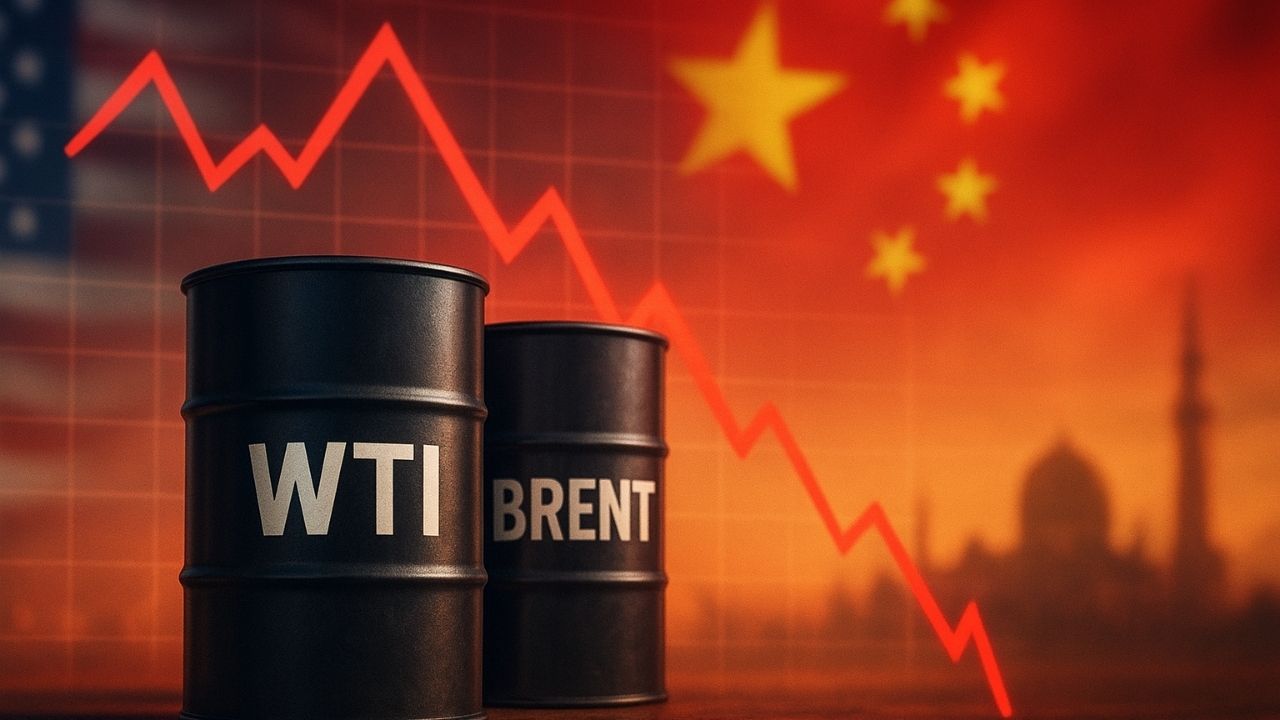 Petróleo WTI e Brent registram queda acentuada com tensão entre Trump e China; Rússia e Oriente Médio impactam mercado global de commodities.