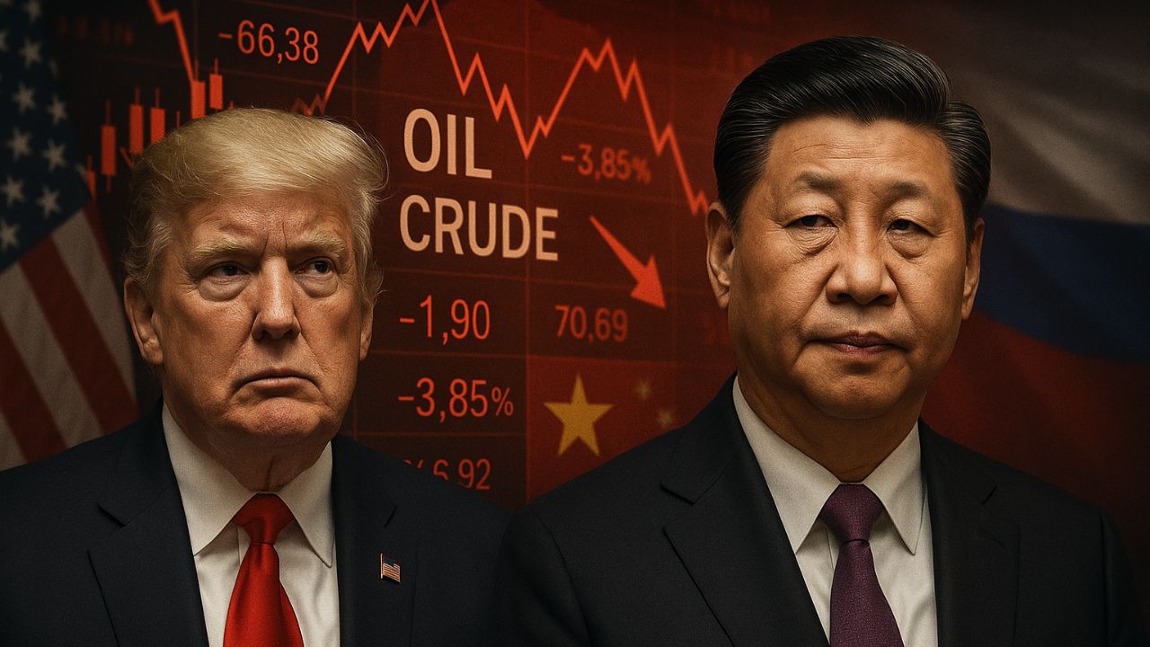 Petróleo cai com foco na reunião entre Trump e Xi Jinping e nas tensões geopolíticas envolvendo Rússia e Ucrânia.