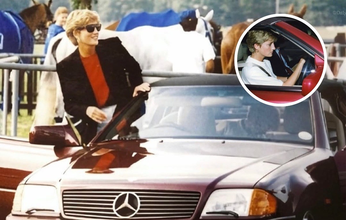 O Mercedes-Benz SL 500 R129 vermelho da Princesa Diana combinava motor V8, luxo e polêmica, tornando-se símbolo de independência e modernidade nos anos 90