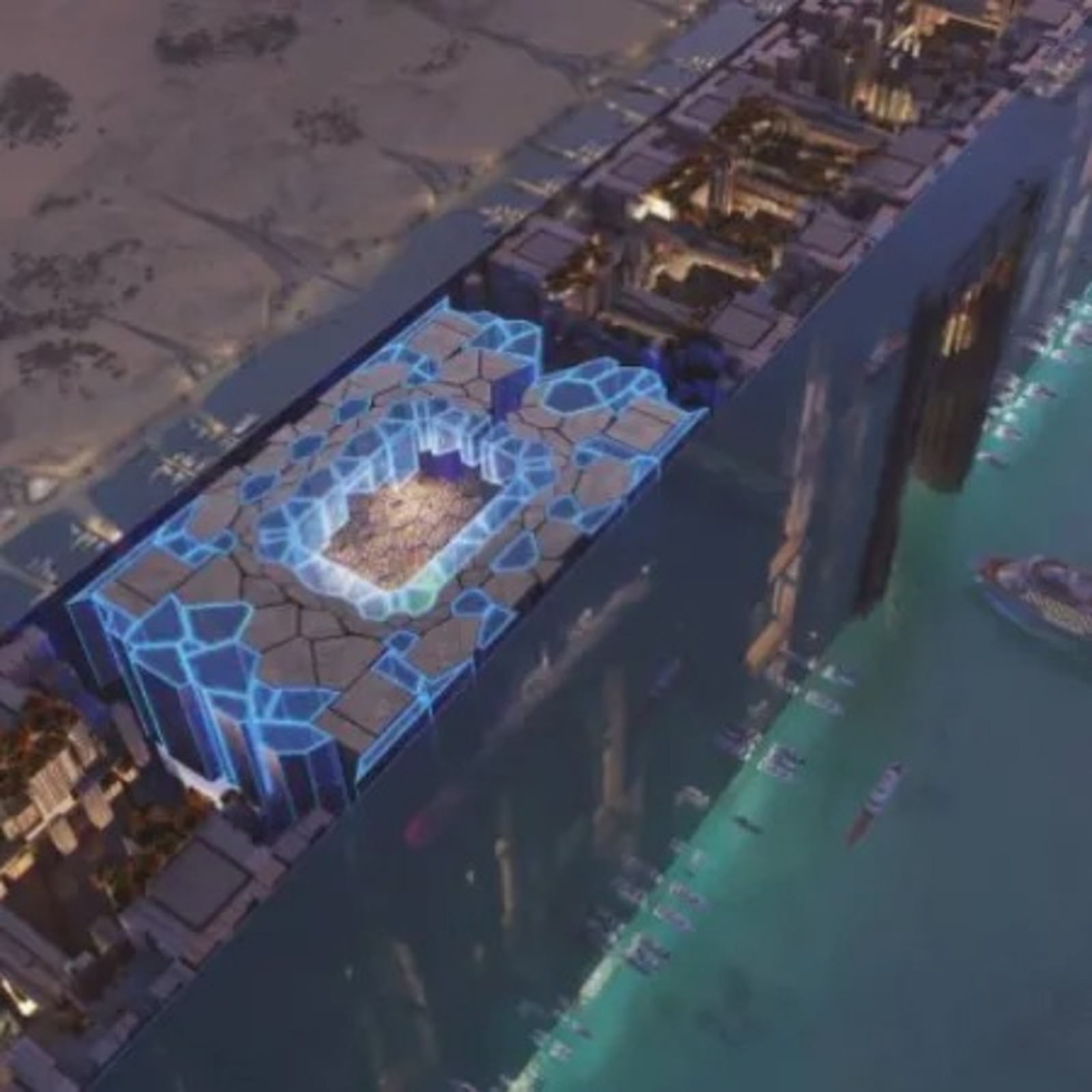 Estádio suspenso, Arábia Saudita, NEOM