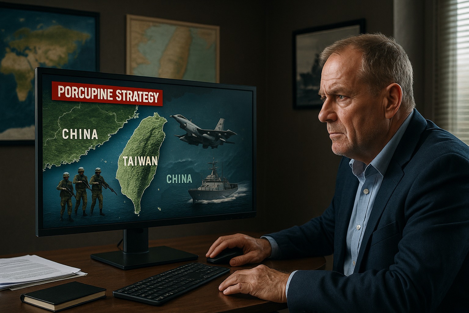 Taiwan, Invasão, marinha, Guerra