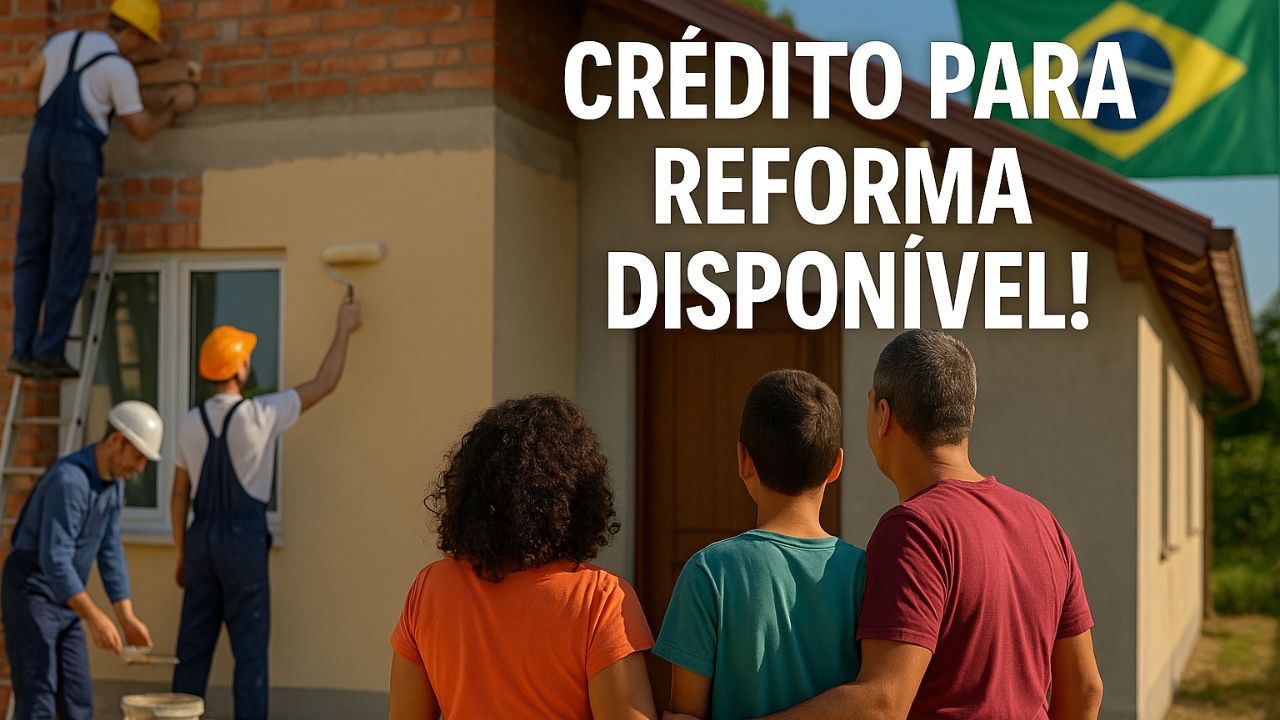 Governo lança o programa Reforma Casa Brasil, com crédito da Caixa para reforma de imóveis e juros reduzidos conforme a renda familiar.