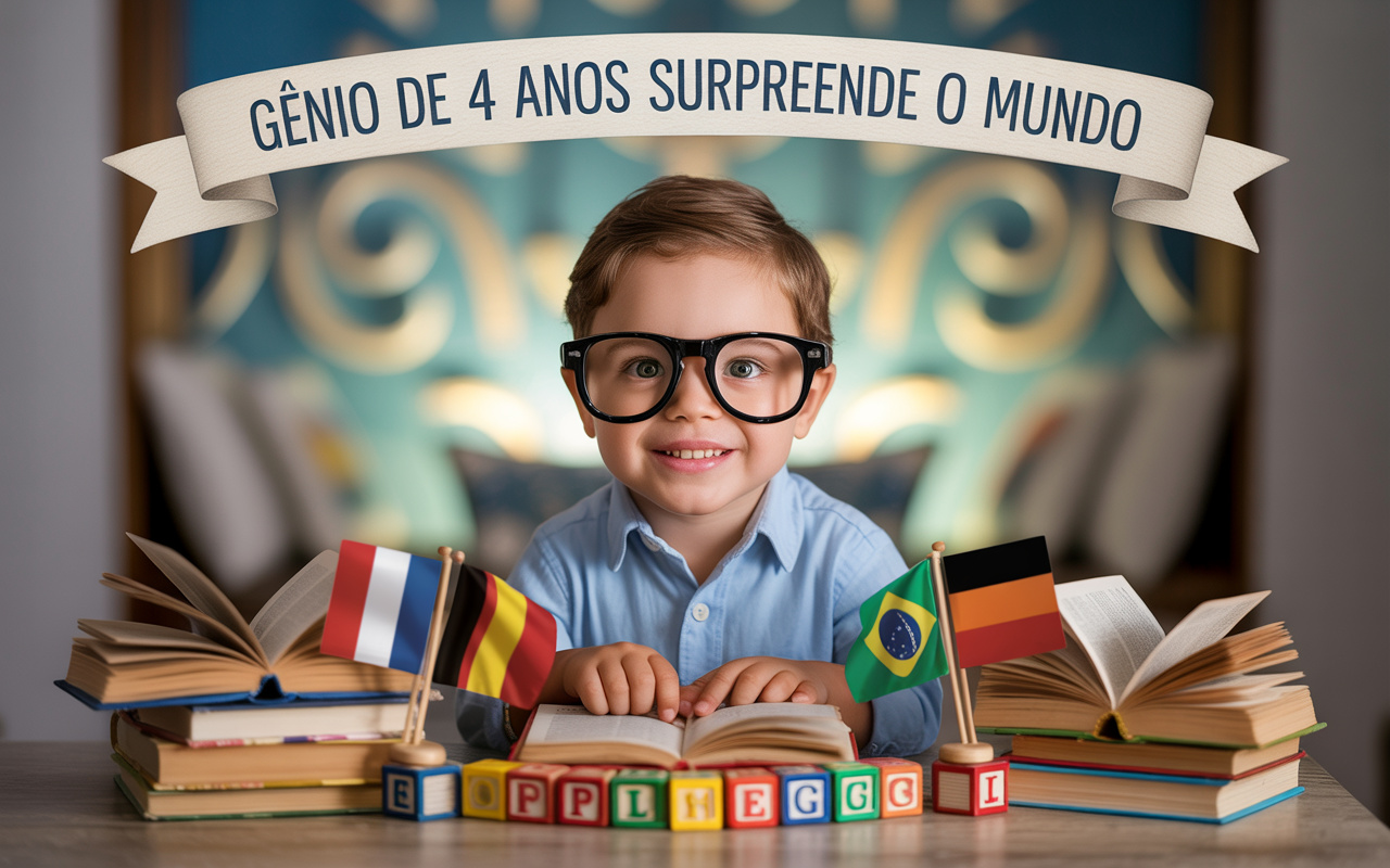 Menino superdotado de 4 anos, com QI de 156, fala cinco idiomas e se torna um dos mais jovens do mundo a entrar para a Mensa Internacional