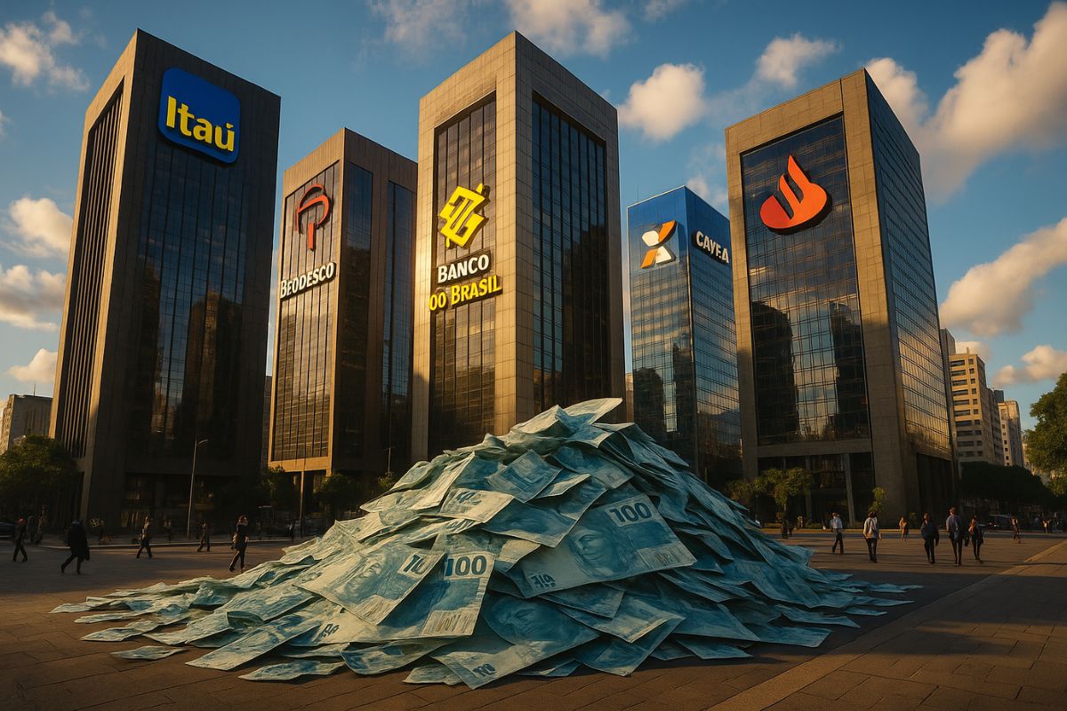 No Brasil, cinco bancos dominam o crédito e mantêm as taxas de juros mais caras do planeta, em um cenário de concentração bancária que penaliza pequenas empresas.