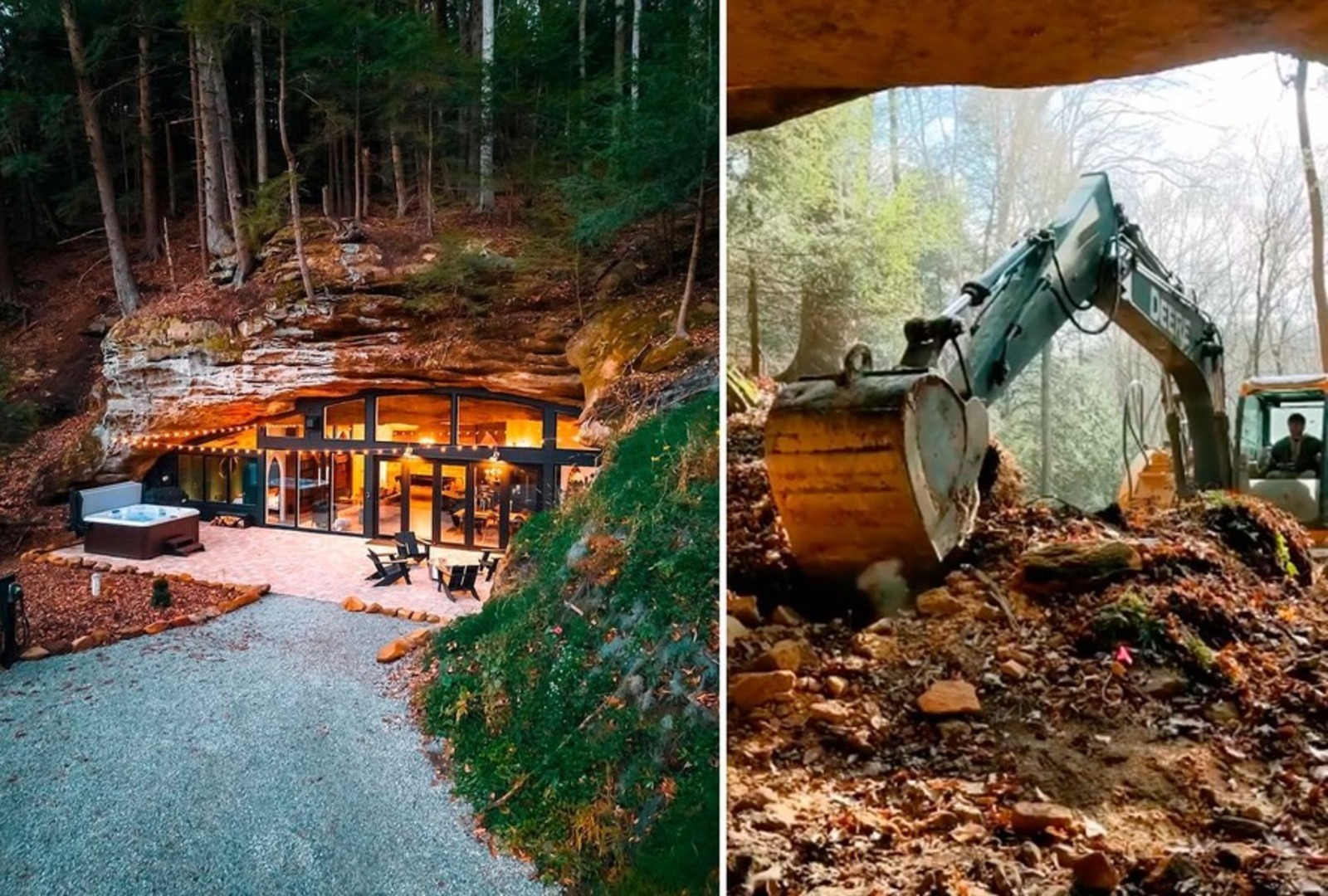 Caverna, Casa, Casa de luxo, casal