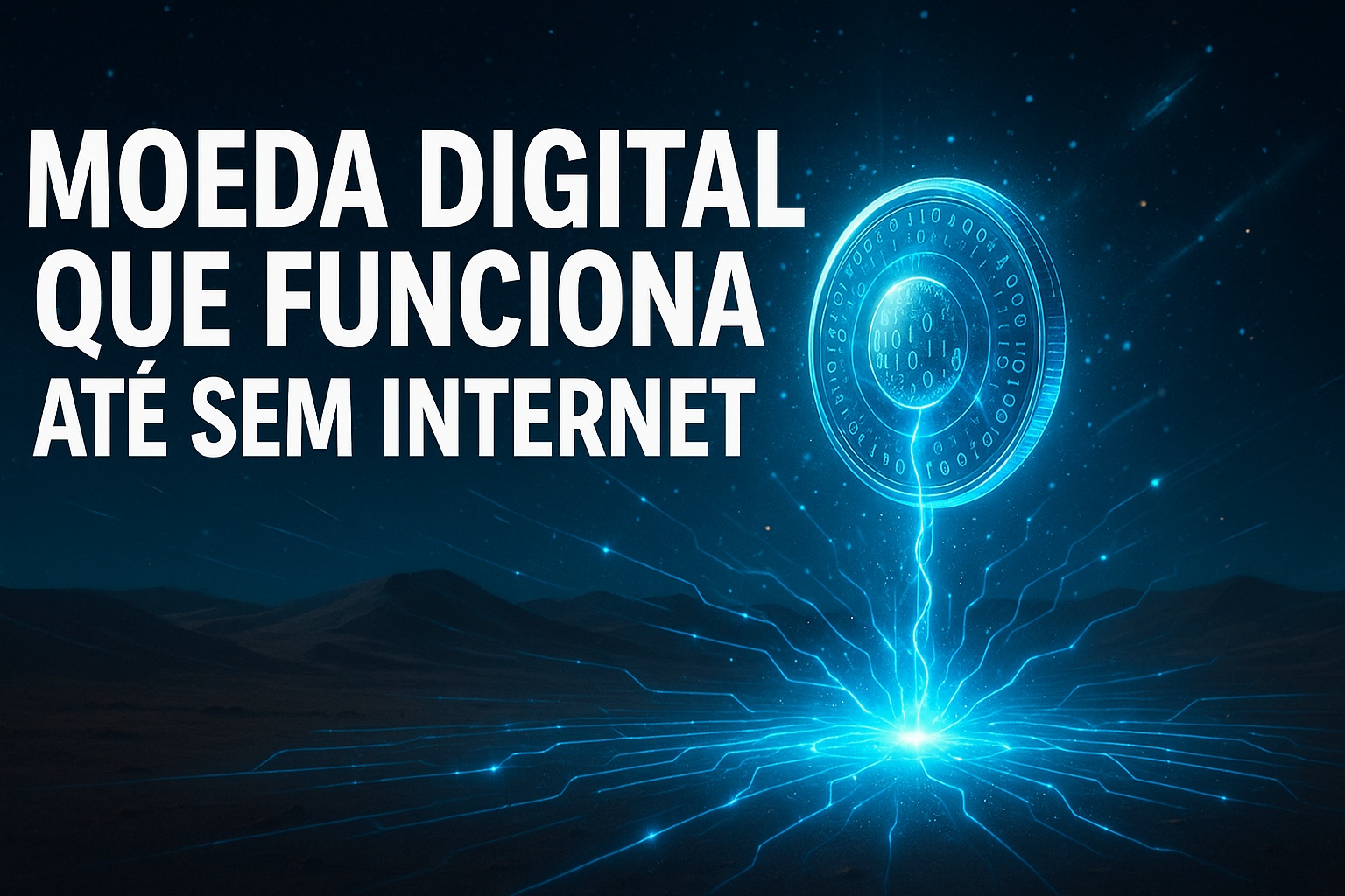 Pesquisadores querem criar uma moeda digital que funciona sem internet e sem rede celular