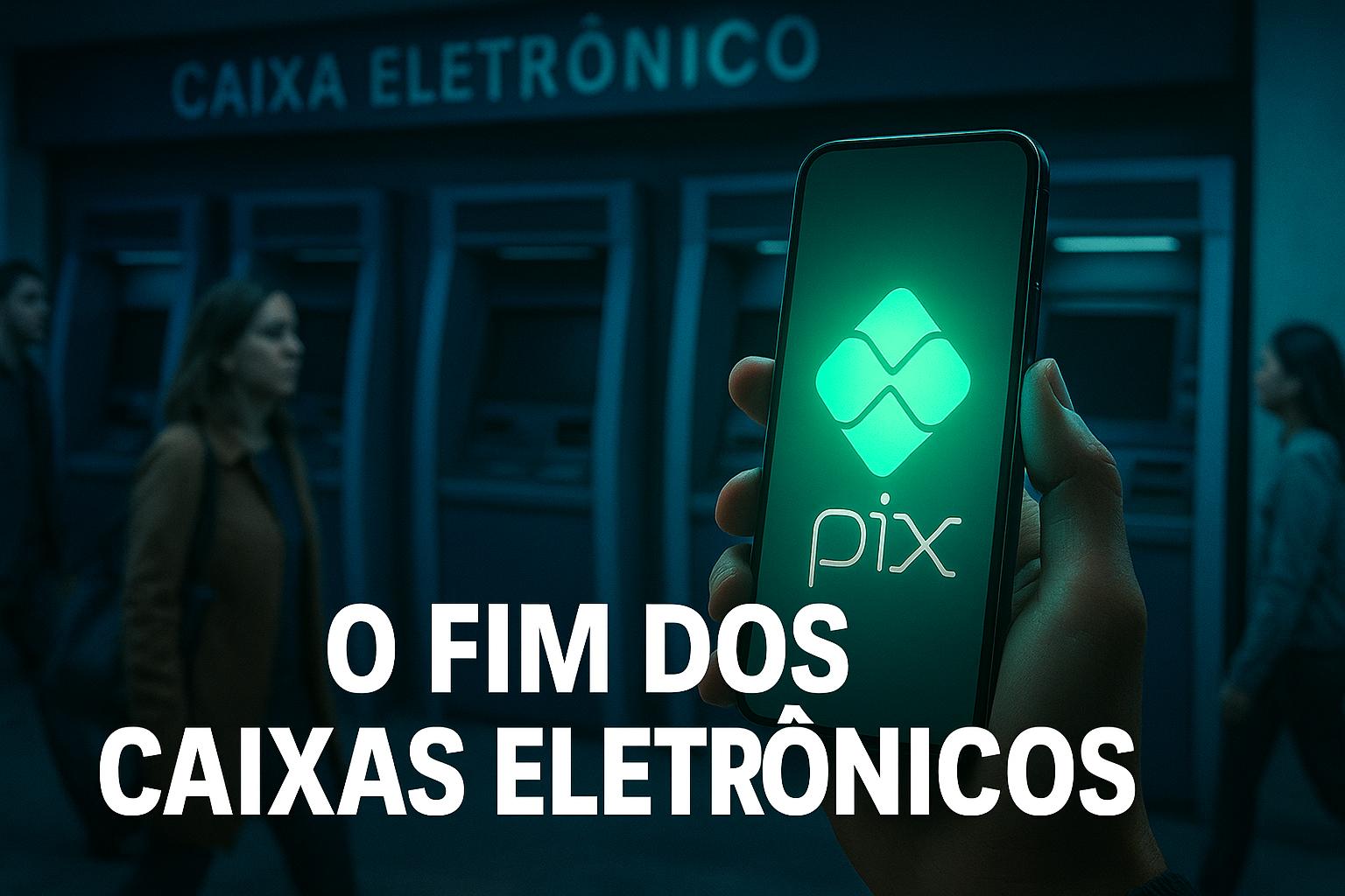 Agências fechadas, caixas eletrônicos desativados e filas que viraram passado: o Brasil vive o fim silencioso dos caixas físicos diante da explosão do PIX e dos bancos digitais