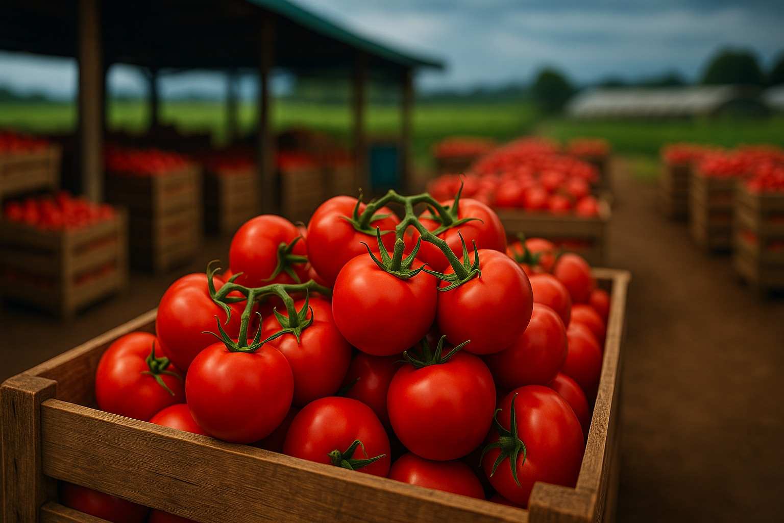 Com o fim da safra e menor oferta, o preço do tomate dispara até 52% em Minas e chega a R$ 76 a caixa, pressionando o bolso do consumidor.