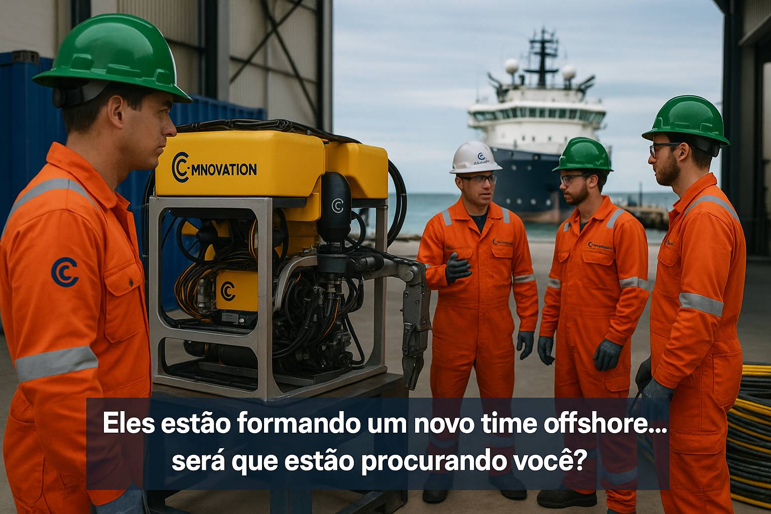Quer trabalhar com robótica submarina offshore em uma das cidades que mais recebe royalties do petróleo no Brasil? C-Innovation anuncia novas vagas em Macaé para profissionais de Survey, ROV e Operações