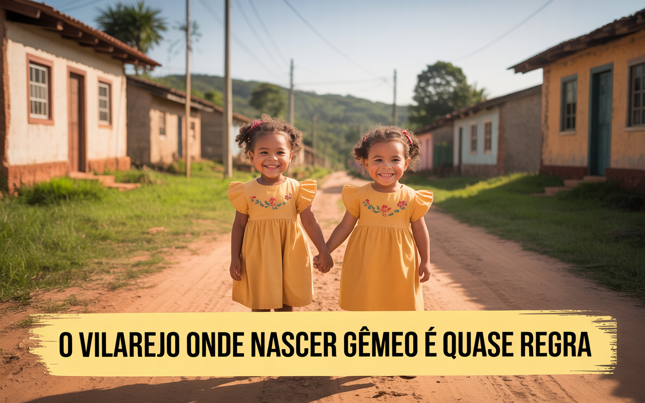 O vilarejo onde nascer gêmeo é quase regra: mais de 400 pares registrados em 2.000 habitantes, taxa cinco vezes maior que a média mundial e mistério sem explicação científica