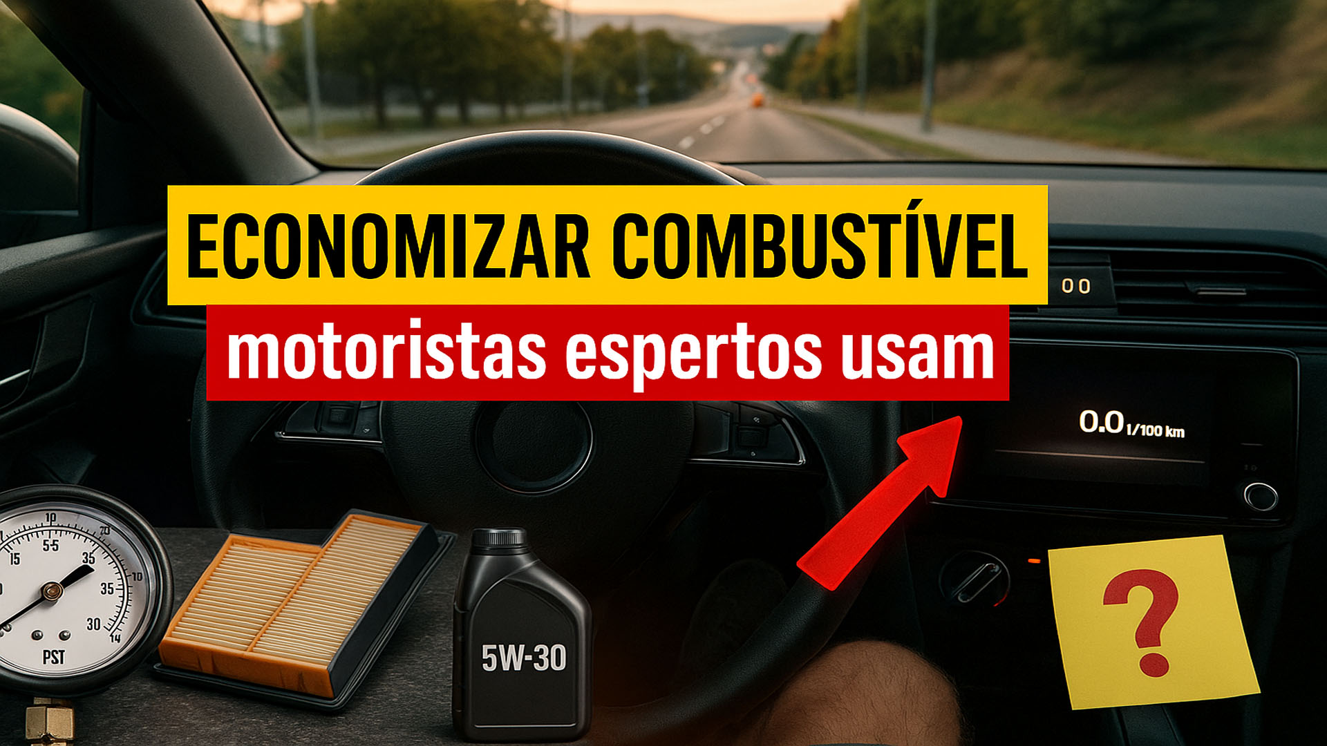 3 truques simples e comprovados que motoristas espertos usam para economizar combustível sem risco e sem gastar com instalação