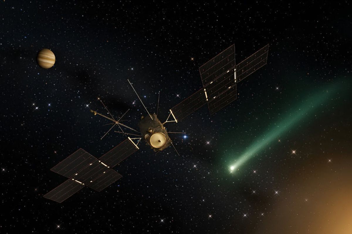 3I/ATLAS exibe aceleração, tom azul e brilho fora do padrão; cometa intrigante desafia modelos com dados de sondas e telescópios.