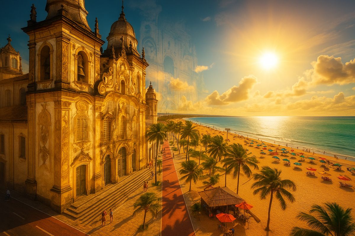 Na capital onde o sol nasce primeiro, João Pessoa reúne praias de João Pessoa, orla de Tambaú e o Farol do Cabo Branco em um destino calmo e histórico.