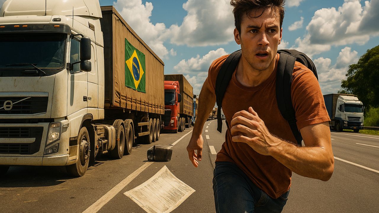 A crise dos caminhoneiros explode no Brasil caminhões parados, jovens fugindo da estrada, salários insuficientes, desgaste extremo e um déficit de 1 milhão de motoristas