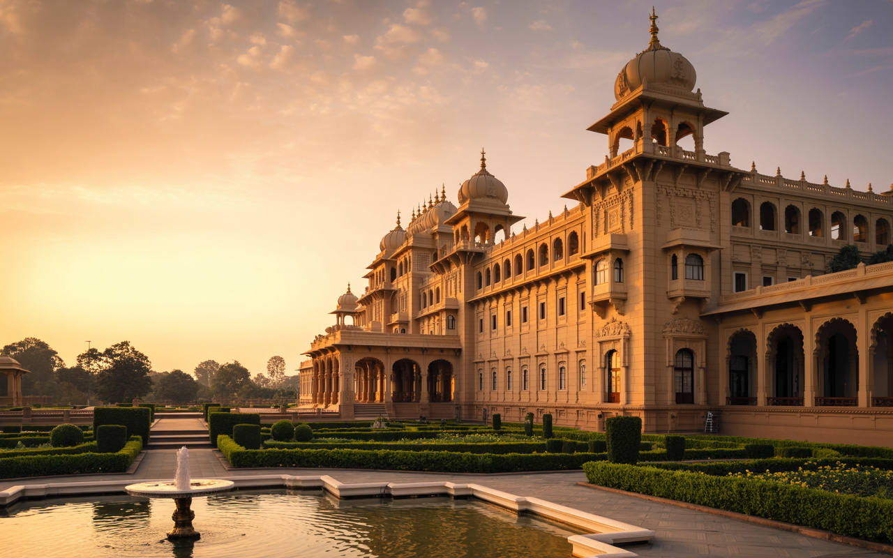 Com 2,8 milhões de m², jardins do tamanho de uma cidade e salões dignos de realeza, a maior residência privada do mundo abriga apenas uma família e guarda aposentos ainda desconhecidos