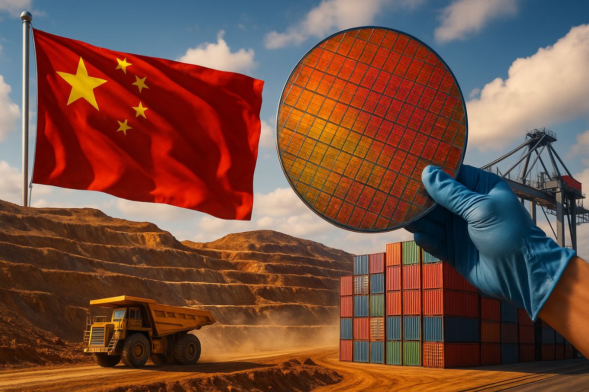 China usa controle de terras raras e chips para mostrar que o país consegue travar a tecnologia em pontos críticos da cadeia global e pressionar rivais.