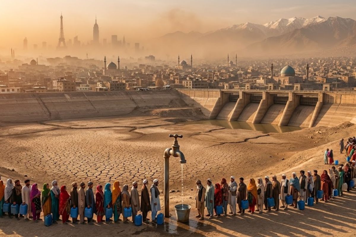 Cabul vive colapso hídrico, com escassez de água, crise de abastecimento e risco de se tornar a primeira capital sem água em alerta global.