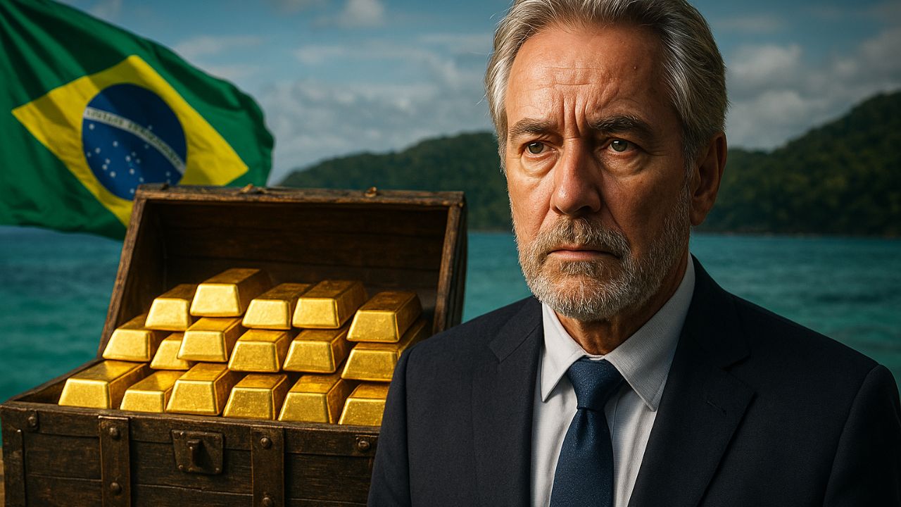 Austríaco condenado por sonegar 11 milhões de euros na Europa declara tesouro de R$ 183 bilhões em ouro escondido no mar do Brasil