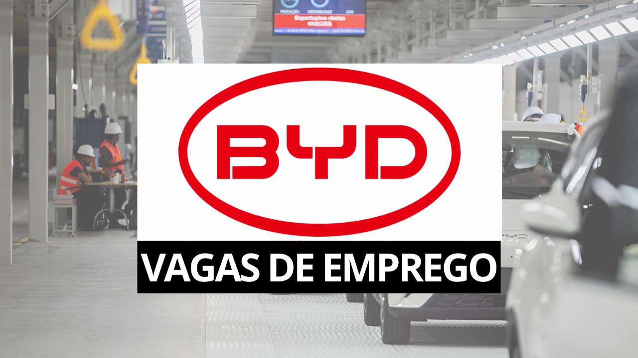 A BYD está com novas vagas de emprego abertas em Camaçari e Campinas. Saiba como se candidatar e confira as oportunidades em áreas como qualidade, logística e engenharia.