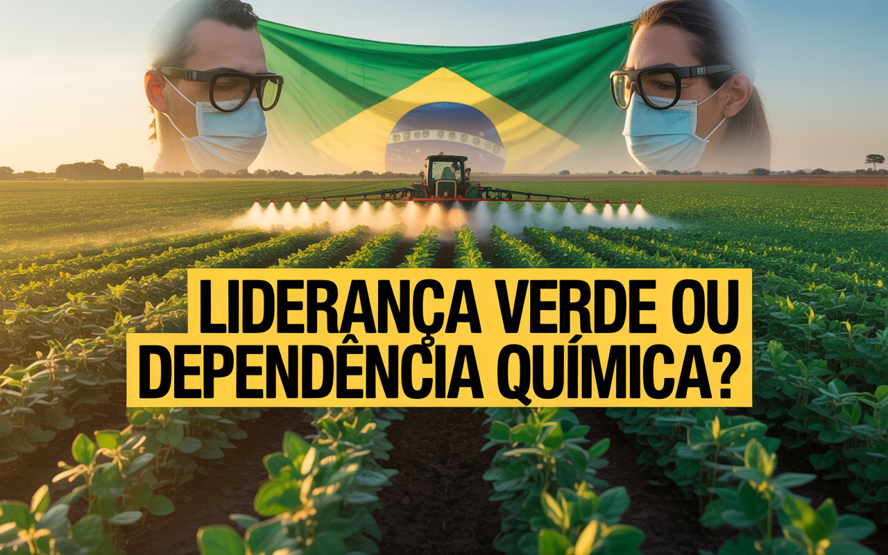 Brasil promete liderança verde global, mas continua entre os maiores consumidores de agrotóxicos do planeta e libera centenas de produtos banidos na Europa em plena era da sustentabilidade