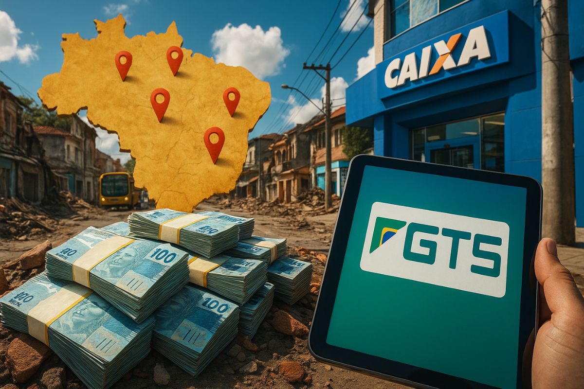 CAIXA confirma Saque Calamidade FGTS para cidades habilitadas; peça no aplicativo FGTS com documentos necessários e veja quem pode sacar.